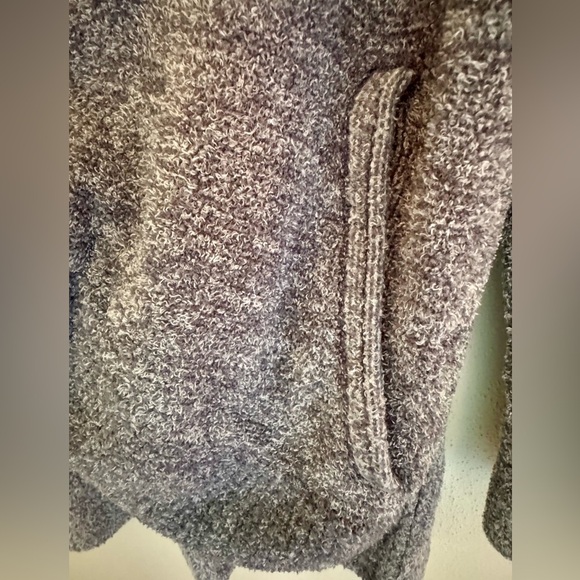 Barefoot Dreams Bamboo Chic Lite Circle Cardigan Pocketed Women's Medium Gray - Picture 8 of 8